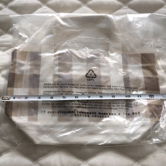 Jcrew Factory Mini structured canvas tote bag - Picture 2 of 2